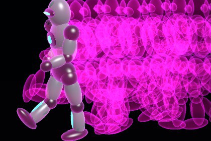 Animated Character Trails