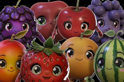 Chibi Fruit Pack Two
