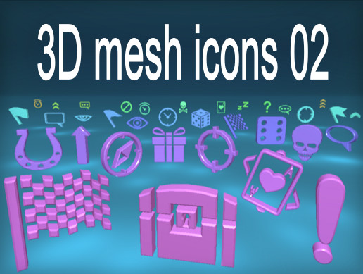 3D mesh icons 02 | 3D Props | Unity Asset Store