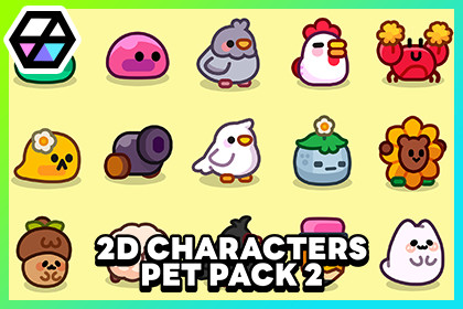 2D Characters - Pet Pack 2