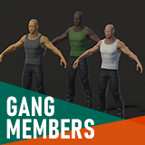 Gang members - characters pack