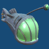 Anglerfish Submarine Hand-Painted