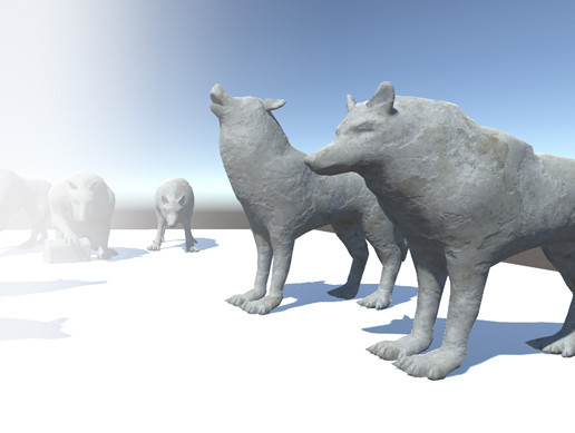 Wolf Statues | 3D 소품 | Unity Asset Store