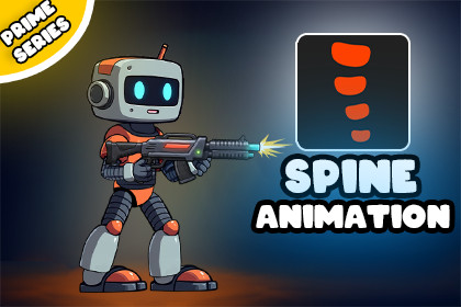 Boltix 2D Animated Spine Character(Prime Series)