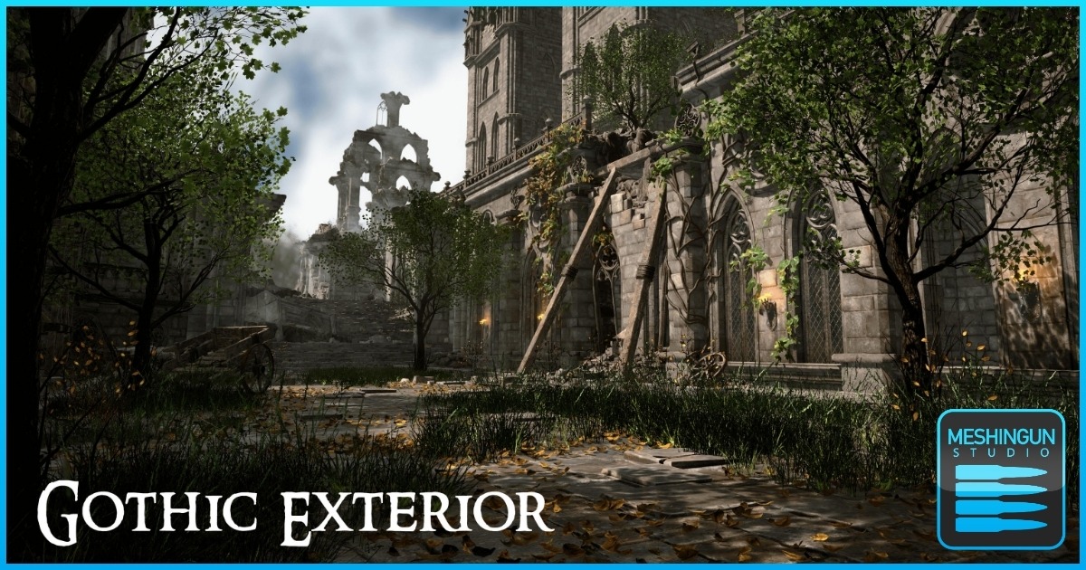 Gothic Exterior | 3D Environments | Unity Asset Store