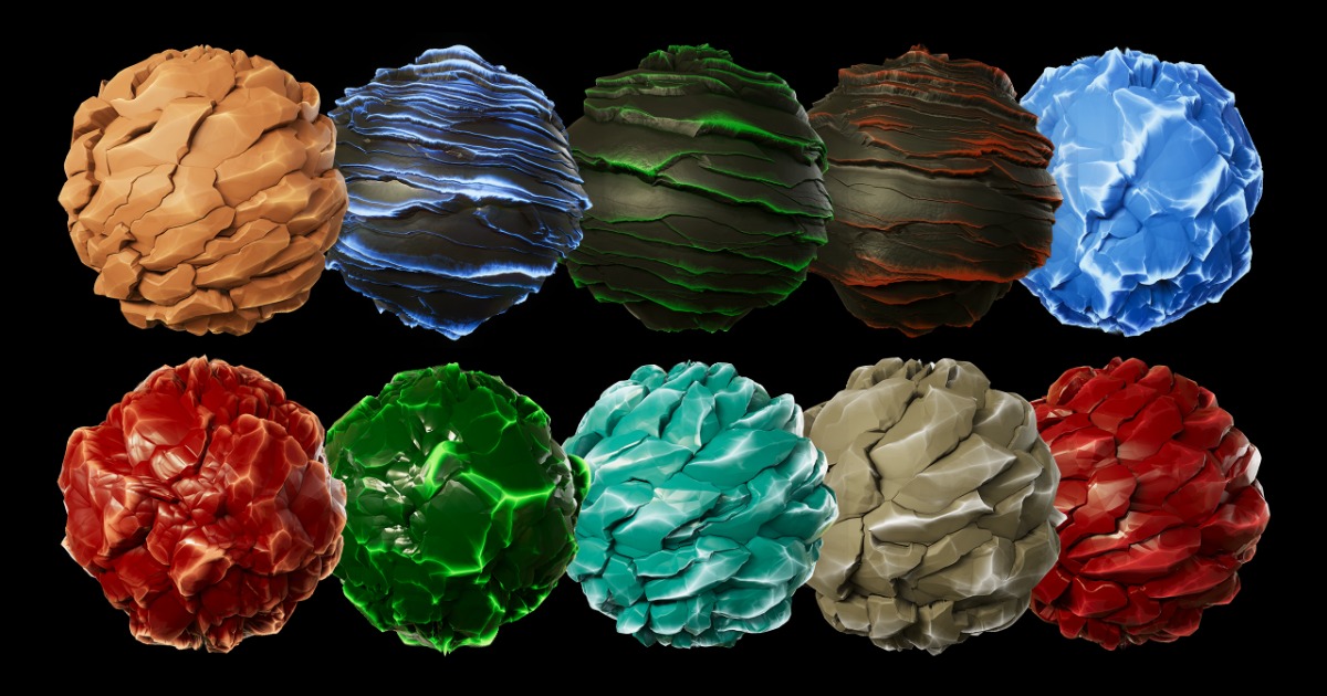 Unity Stone Stylized_Rock_Pack | 2D Textures & Materials | Unity Asset Store
