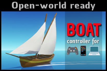 Arcade Boat & Ship Controller - PC, Mobile, Gamepad input