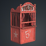 Circus Entrance with Tickets