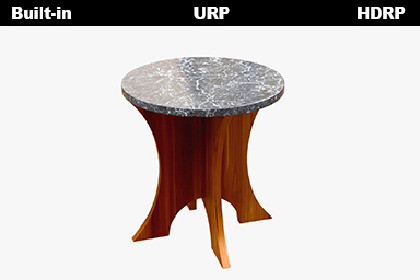 Elegant Marble and Wood Table