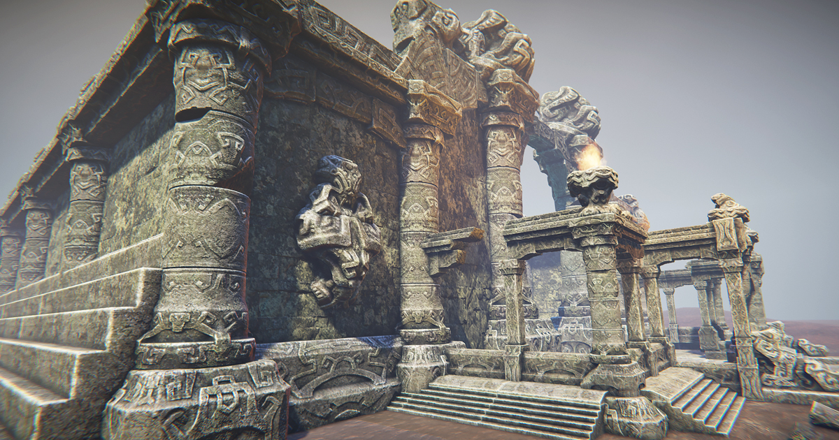 Modelar Ruinas Unity Ruins constructor | 3D Fantasy | Unity Asset Store