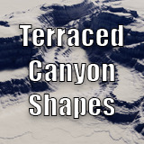 Terraced Canyon Shapes - StampIT!