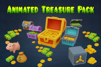 Animated Treasure Money Pack