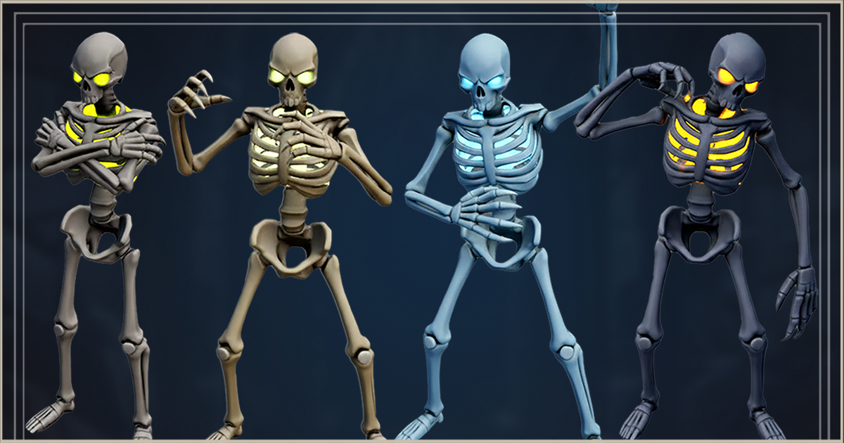 Unity Skeleton Rig Type Prototype Stylized Skeleton | Characters | Unity Asset Store