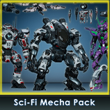 Sci-Fi Mecha Pack
