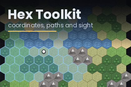 Hex Toolkit - coordinates, paths and sight