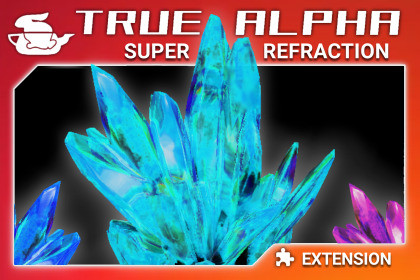 True Alpha Refraction