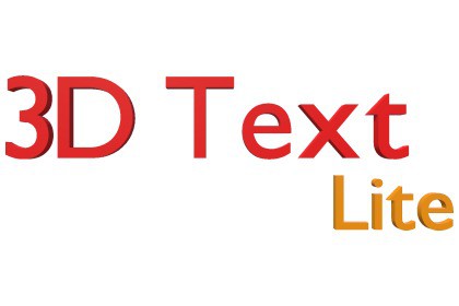 3D Text Lite