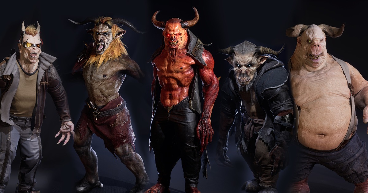Monstrous Demons Bundle | Characters | Unity Asset Store