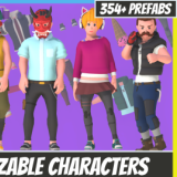 Customizable 3D Battle Royale Characters Vol 2