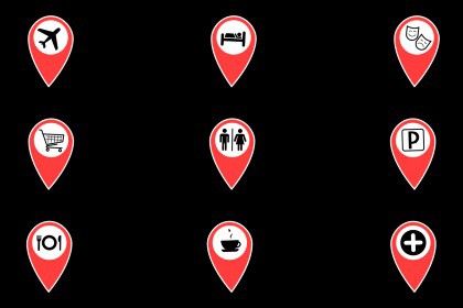 Map Location Pins And Navigation Icons (24.04.25)