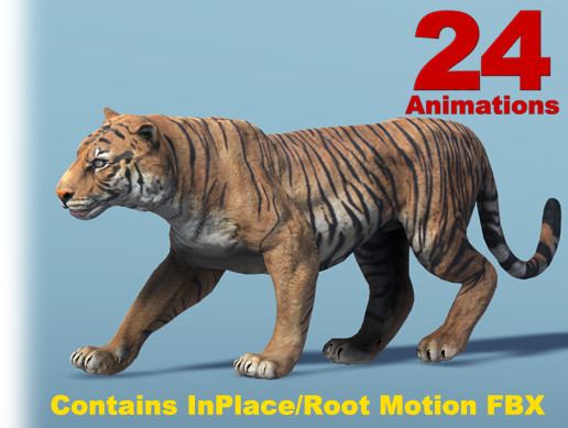 Tiger Unity Asian Animal - Tiger | Characters | Unity Asset Store