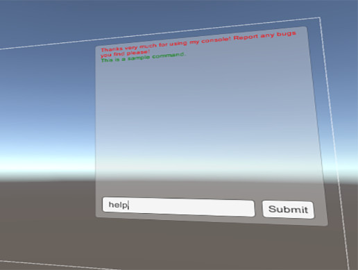 Developer Console | GUI Tools | Unity Asset Store