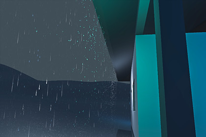 Rain VFX — SDF Collision & Surface Physics System