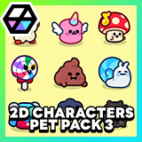 2D Characters - Pet Pack 3