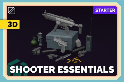 Shooter Essentials - PolyPack Starter - Low Poly Assets