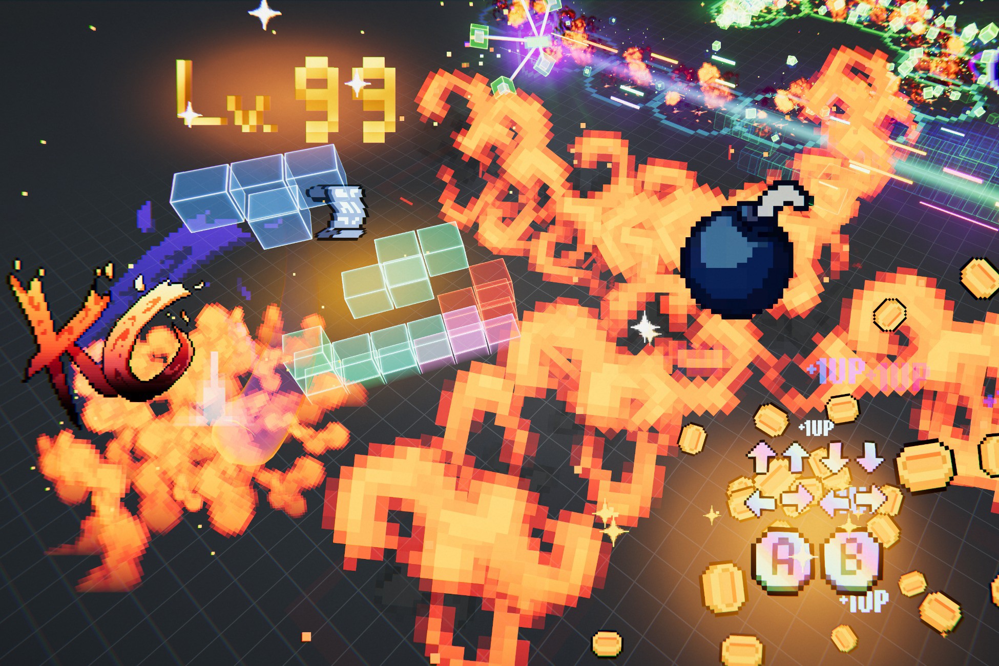 Arcade Pixel Retro Stylized VFX Starter Kit