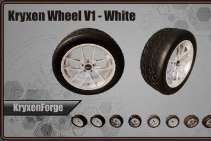 Kryxen Wheel V1 - White - Game Ready