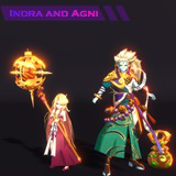 Indra and Agni