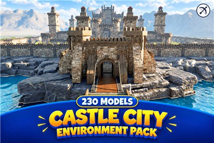 Medieval Castle City - Stylized Environment