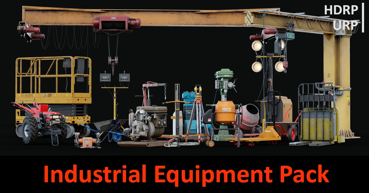 Industrial Equipment Pack | 3D Industrial | Unity Asset Store