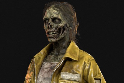 Zombie Worker Girl Two