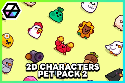 2D Characters - Pet Pack 2