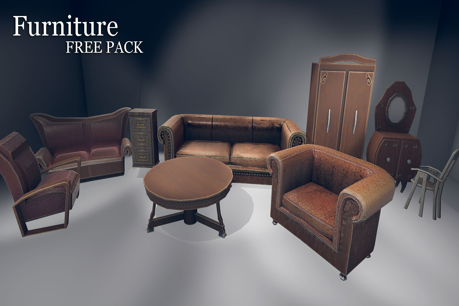 Furniture Using Unity Furniture FREE Pack | 3D Furniture | Unity Asset Store
