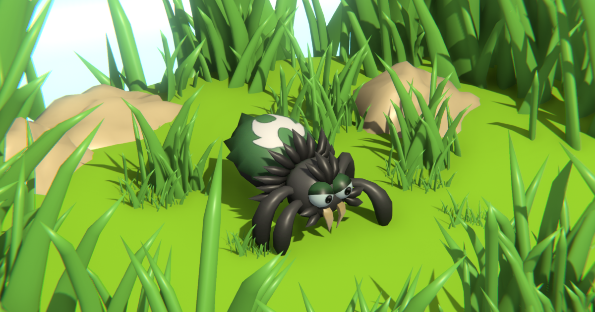 Spider 2 - Casual Fantasy | 3D Creatures | Unity Asset Store
