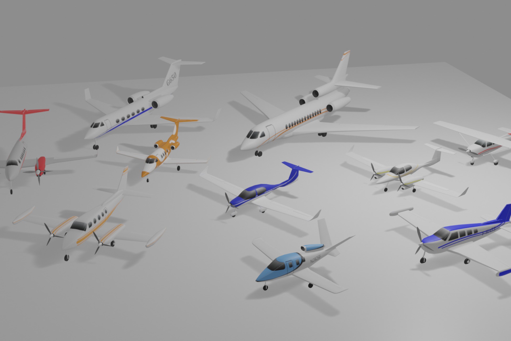 Passenger plane Pack | 3D Air | Unity Asset Store