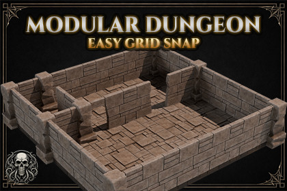 Modular Dungeon Snap Grid