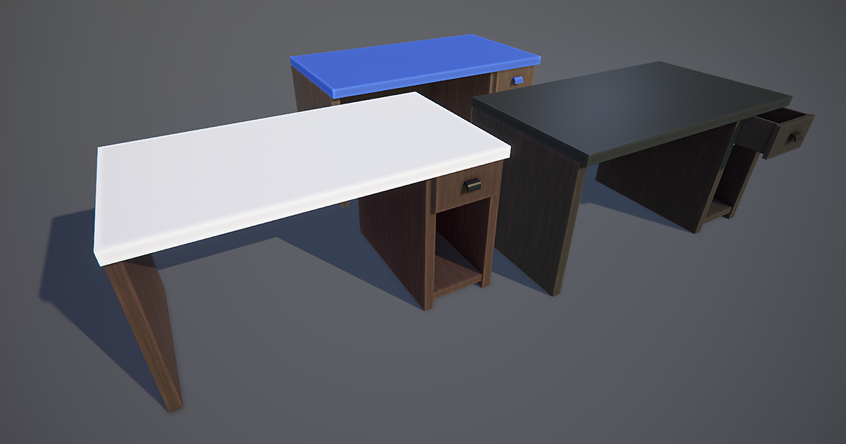 Desk Table | 3D Furniture | Unity Asset Store