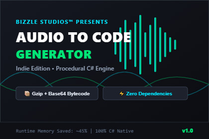 Audio To Code Generator (Indie Edition)