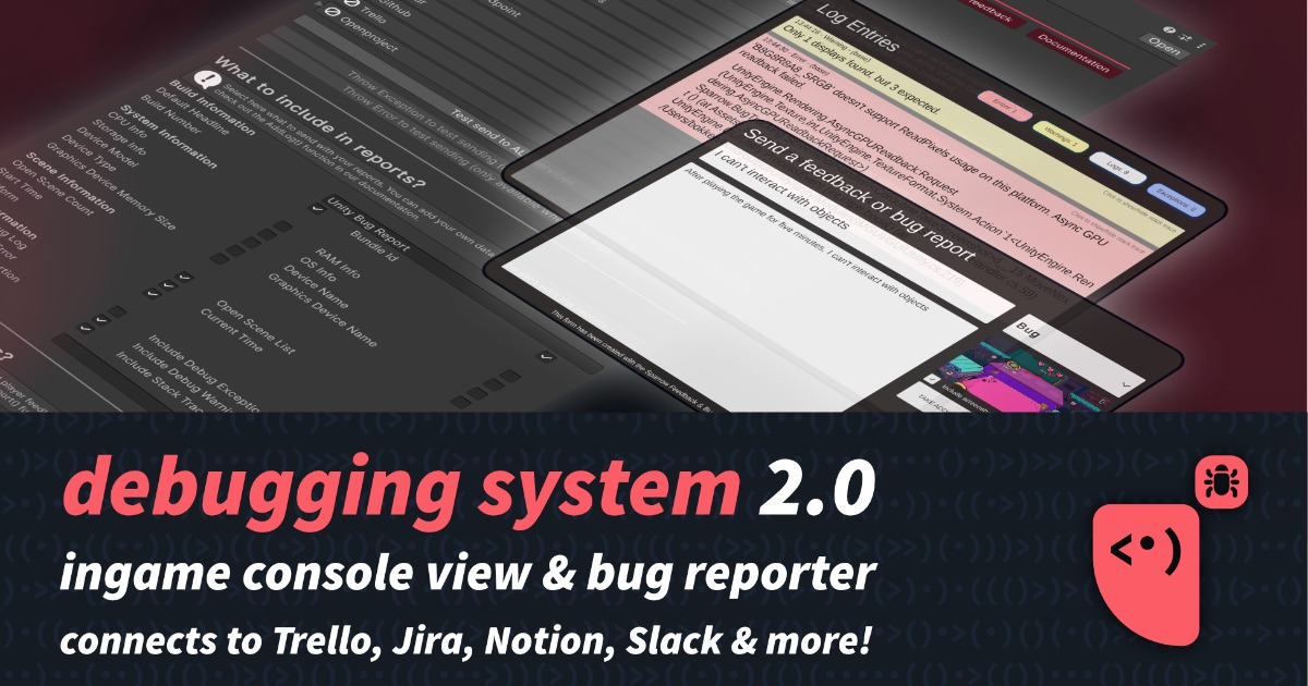 Debugging System 2.0: in-game console and bug reporter | Utilities ...