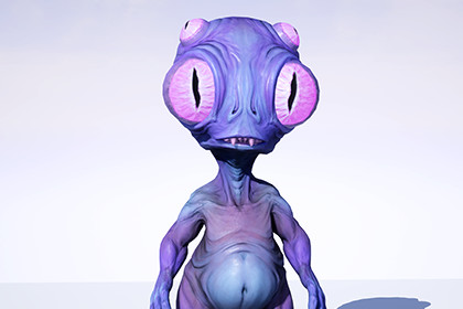 Alien big eyed