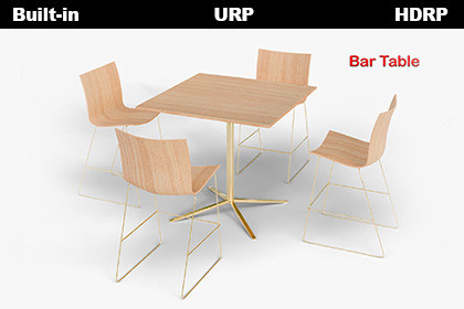 Luxury Bar Table Set Gold Wireframe Stools