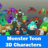 Monster Toon 3D Characters