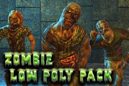 Zombie Low poly Pack