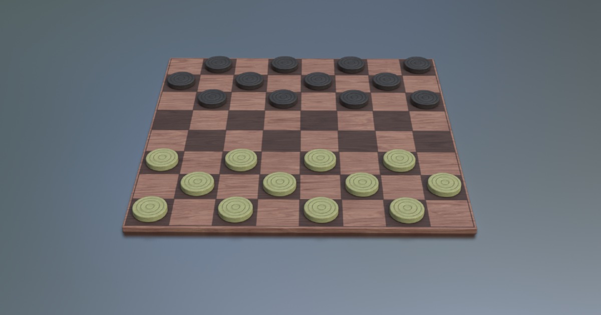 Checkers (Low-Poly) | 3D Props | Unity Asset Store