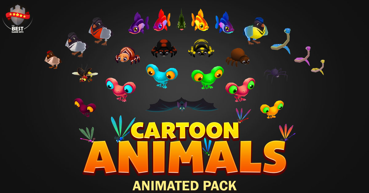 Unity Animals Asset Cartoon animals pack | 3D Animals | Unity Asset Store