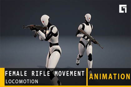 Female Rifle Movement Animation